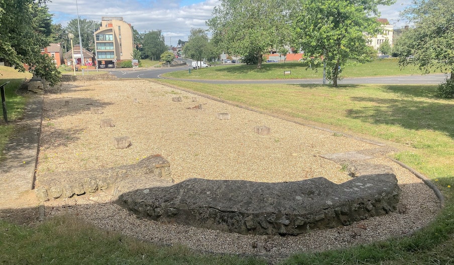 The remains of Colchester's Roman Church